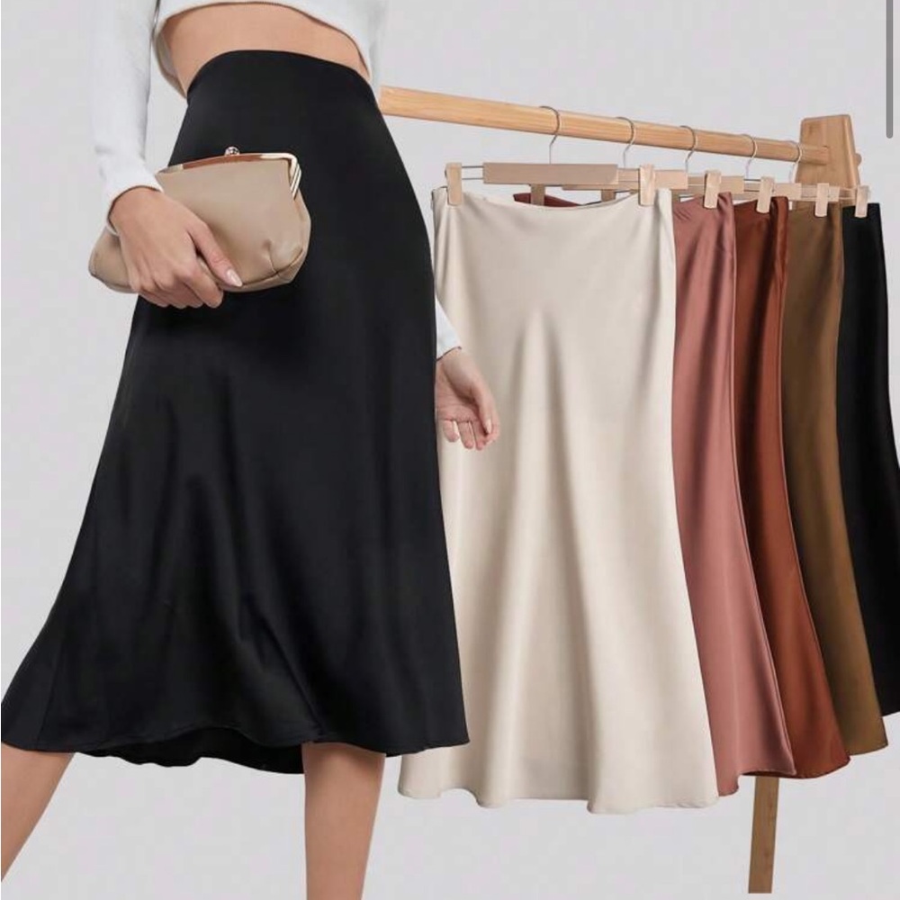 SHEIN Elegant warm Brown Women's Skirt brand new without tags